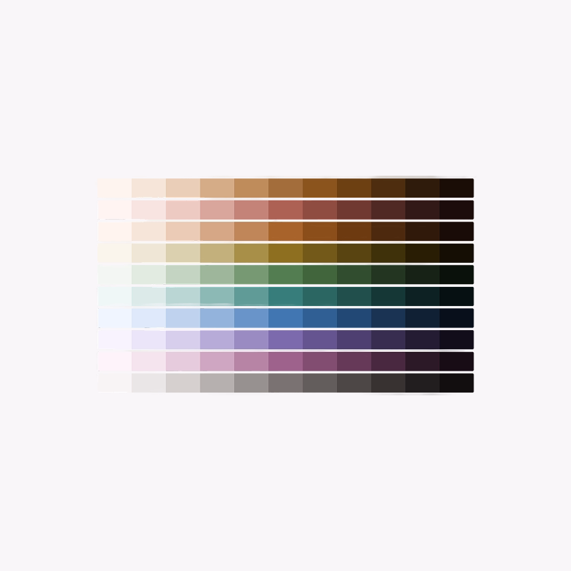 oklch palette